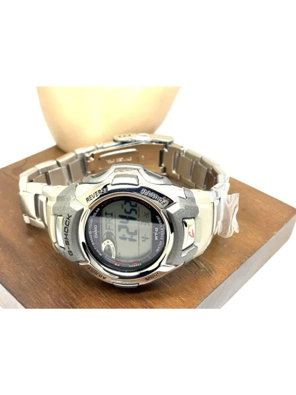 Casio G-Shock Men's Watch MTGM900DA-8 Tough Solar World Time Silver Steel 3406